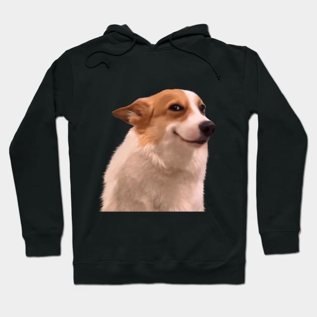 Sly smiling dog meme Hoodie by PrimeStore